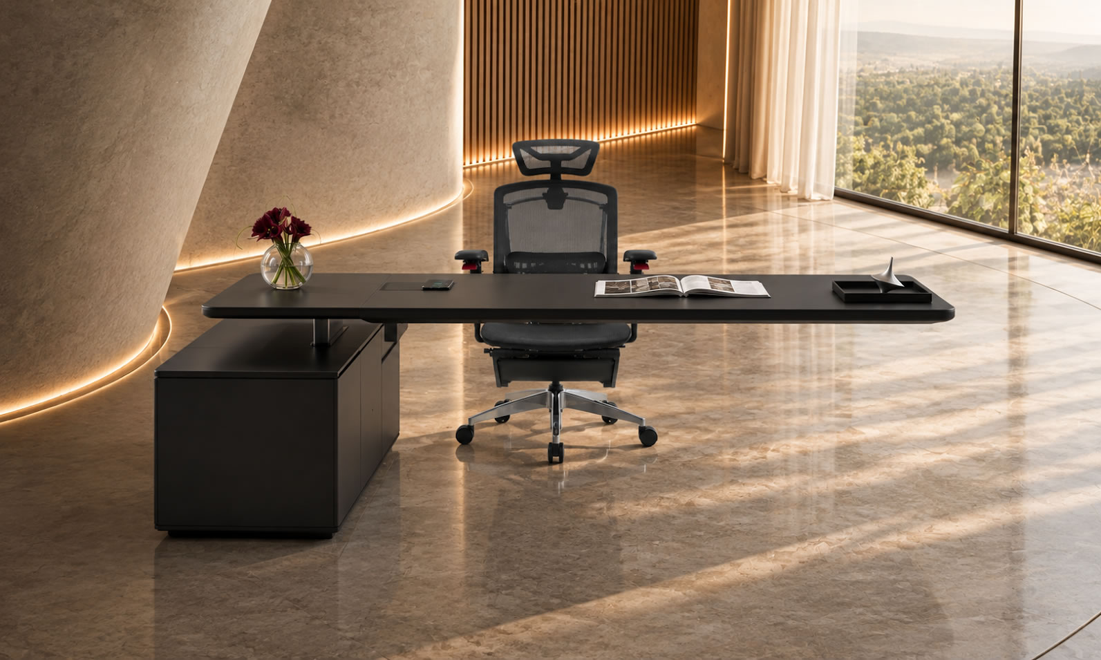 ρυθμιζομενο σε ύψος γραφειο utopia - sigma office